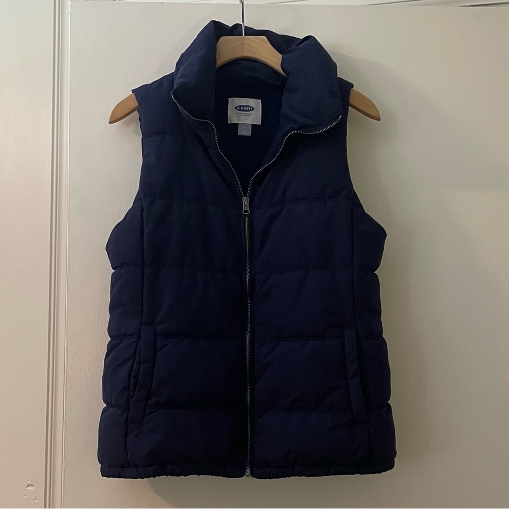 Navy Blue Puffer Vest